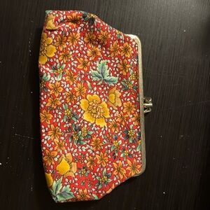 Snap clutch Vintage Floral 2 Compartments